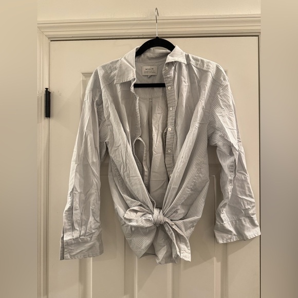 McGuire Wear This Way Striped Shirt Long Button Down  Sleeve Small - Picture 4 of 6
